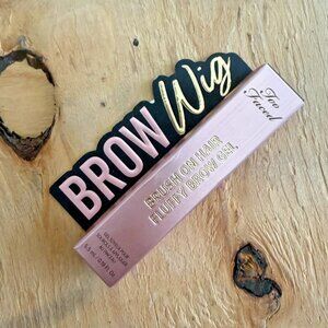 Too Faced ~ Brow Wig ~ Fluffy Brow Gel ~ ESPRESSO ~ DARK BROWN - 0.19 oz ~ NIB